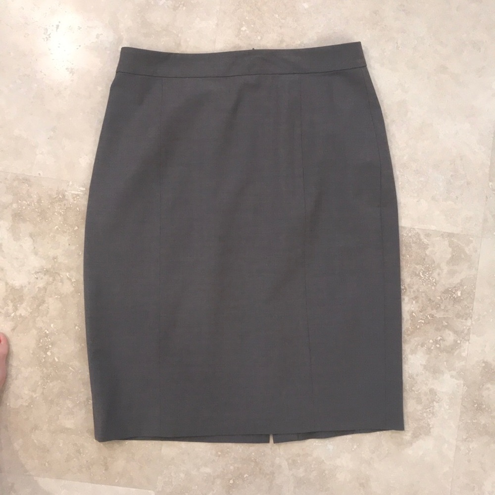 Ann Taylor Charcoal Pencil Skirt